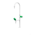 Double outlet water laboratory faucet